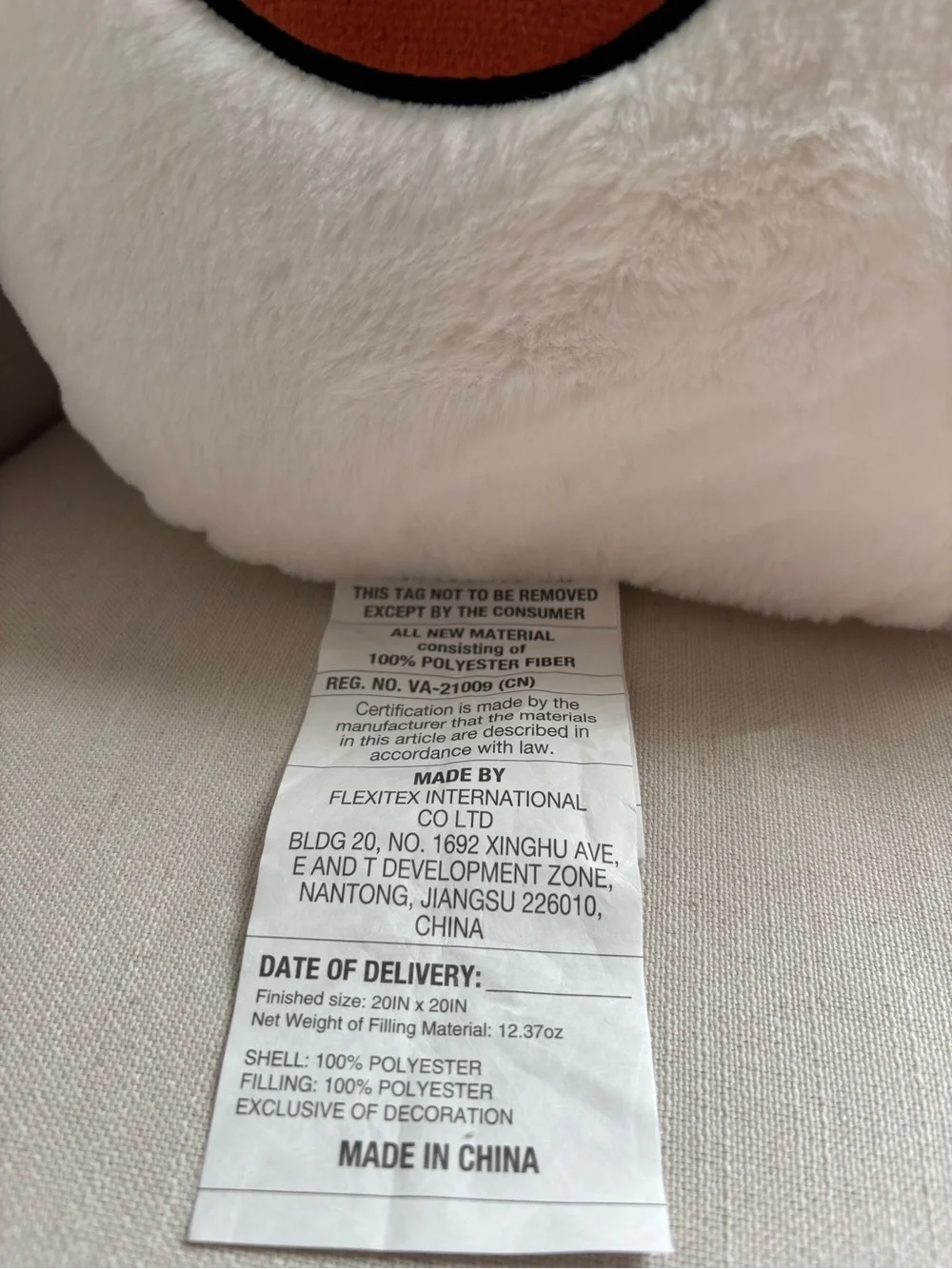 Kirklands Halloween Ghost Reading Book Plush Pillow Decor